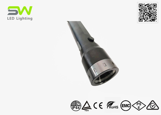 Type C Rechargeable 1000 Lumen Adjustable Focus Flashlight With Flashing Mode