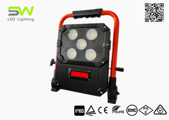 100w Cob Brightest Rechargeable Work Lamp With Metal Handle Site Garage Use