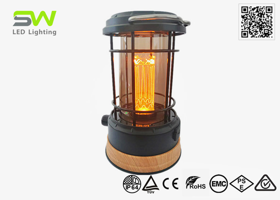 Warm White 200 Lumens Solar Powered Led Camping Lights Dimmable Indoor Outdoor