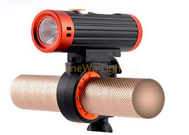 Waterproof IP64 Bicycle Front Light , Bike Lights With Removeable Mount