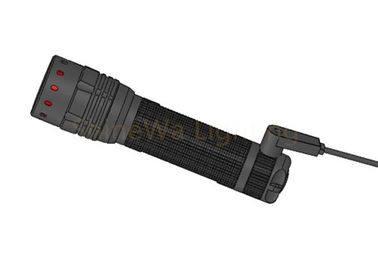 Focusing High Power Led Torch Light / Durable Brightest Rechargeable Flashlight