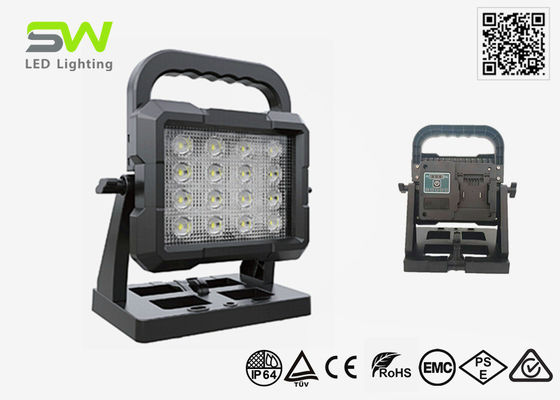 Portable 18V Ryobi Dewalt Battery Operated Work Floodlight 50W 5000 Lumens