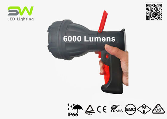 Rechargeable 50W 6000 Lumens Searchlight With Glow-in-the-Dark For Hunting Marine
