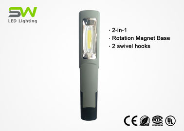 Durable Rechargeable 2 In 1 Handheld LED Work Light With 2 Hooks And Magnets