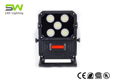 50 Watt 5000 Lumens Portable LED Site FLood Lights with 5W Red Warning Light