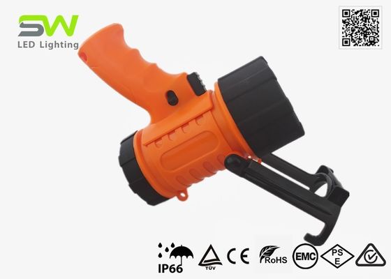 3w Cree 300 Lumen Rechargeable LED Spotlight With Red Filter / Hook