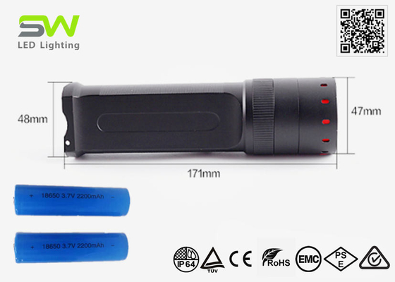 High Power Rechargeable Torch Light Zoomable With 18650 Lithium Battery