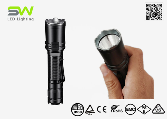 Military Grade IP68 Waterproof Tactical Flashlight With 1300 Lumens