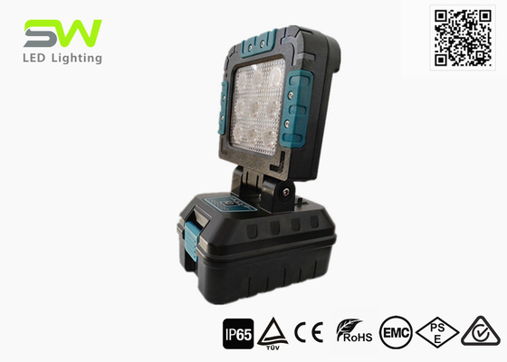 27W 2500 Lumens Handheld LED Work Light With Internal 18V Battery Pack