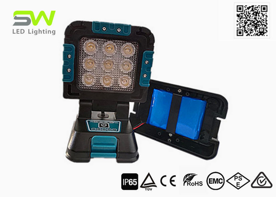 27W 2500 Lumens Handheld LED Work Light With Internal 18V Battery Pack
