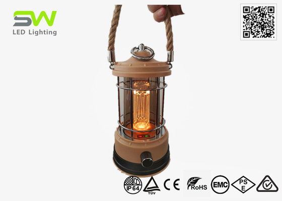 Battery Powered Small Rechargeable Led Camping Lights For Tents Warm White