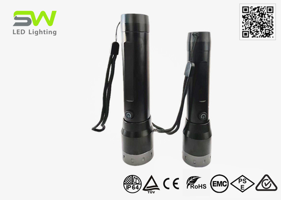 Type C Rechargeable 1000 Lumen Adjustable Focus Flashlight With Flashing Mode