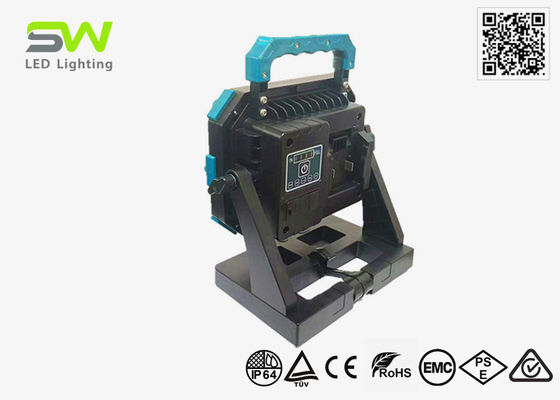 6500 Lumens Rechargeable 18V 20V Work Light With Replaceable Power Tool Battery