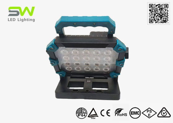 6500 Lumens Rechargeable 18V 20V Work Light With Replaceable Power Tool Battery