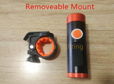 Waterproof IP64 Bicycle Front Light , Bike Lights With Removeable Mount