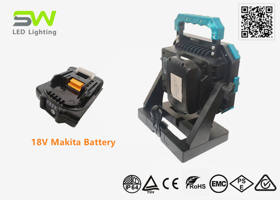 High Power 60W LED Hand Work Light Tripod Mounted 18V Power Tool Battery