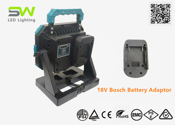 High Power 60W LED Hand Work Light Tripod Mounted 18V Power Tool Battery