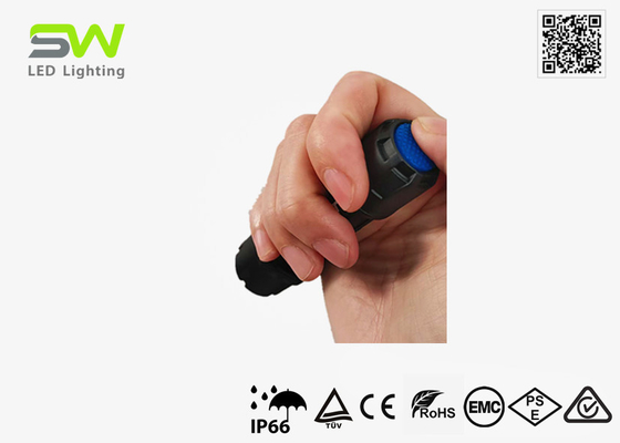 60 Lumens Cree LED Waterproof Pocket Flashlight AA Alkaline Battery Powered