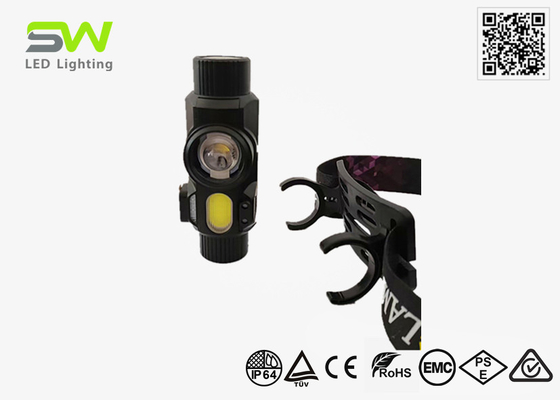 Versatile Touchless Sensor Activated Head Torch With Magnetic Tail COB Flood Beam