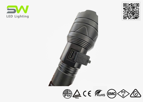 LEP Laser Excited Phosphor Flashlight Zoomable Focused 1000M Beam For Hunting