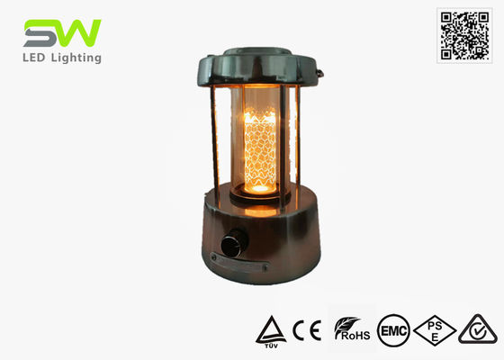 Metal Material 5W LED Camping Lantern Warm Beam Type C Rechargeable