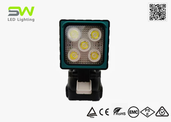 25W Compact Handheld 18V Makita Battery Work Light With Handle For Inspection