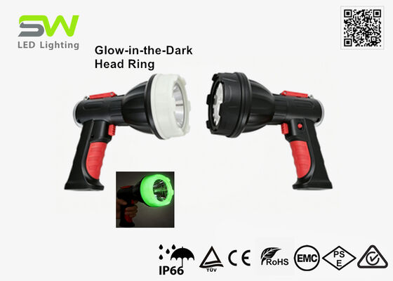 Rechargeable 50W 6000 Lumens Searchlight With Glow-in-the-Dark For Hunting Marine