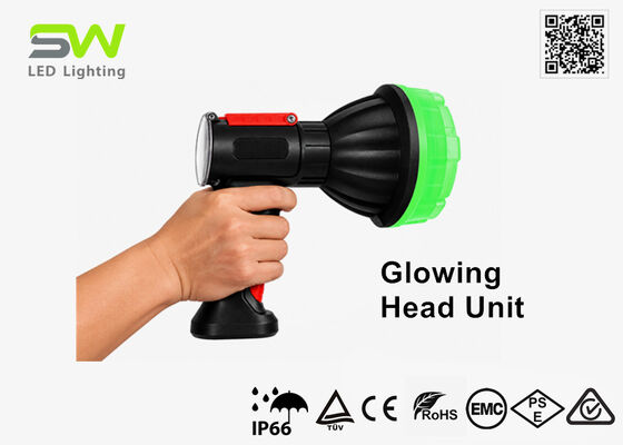 Multifunctional Pistol Grip Searchlight With Hybrid Flood Beam and Focus Beam