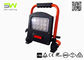 60W 5000 Lumens Portable Outdoor LED Flood Lights With Red Warning Function