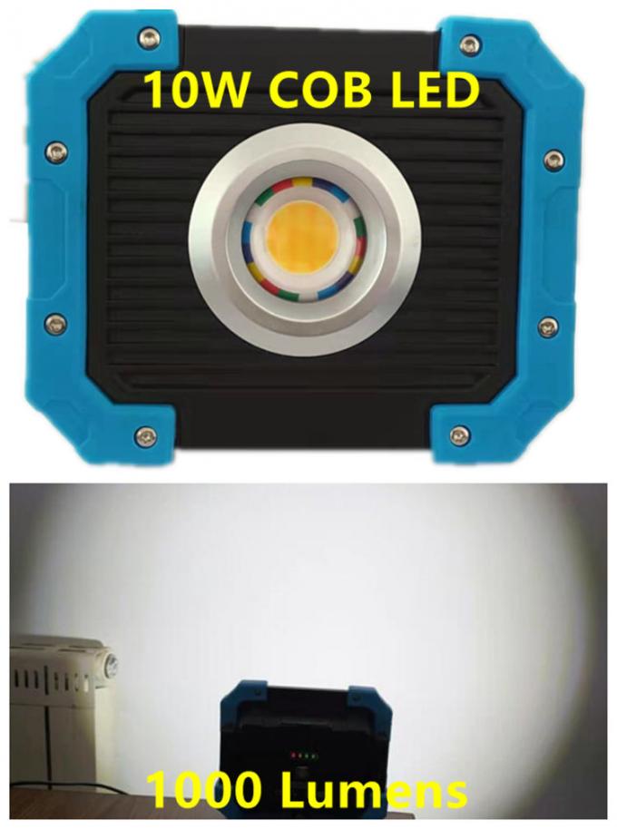 Threaded Led Light 10W Rechargeable Magnetic Cordless Led Work Light With Threaded Hole