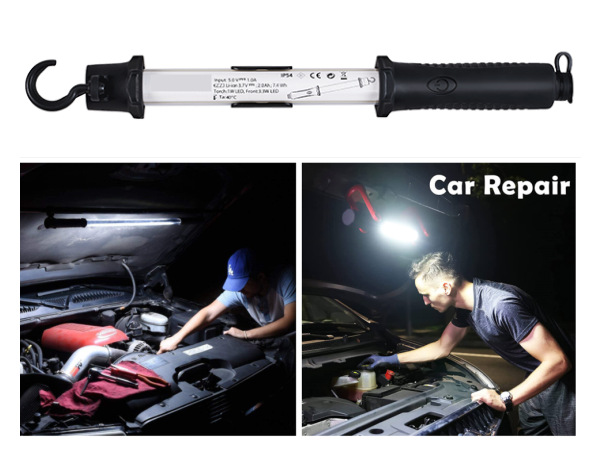 Handheld SMD LED Inspection Light Magnetic Under Hood Work Light With Torch