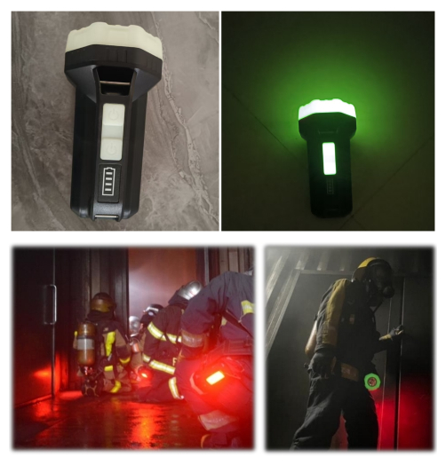 Rechargeable Night - Glow Handheld Searchlight Firefighting Rescue IP66 ...