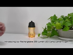 Rechargeable Small Led Camping Tent Lantern Warm White Beam Carabiner Hook