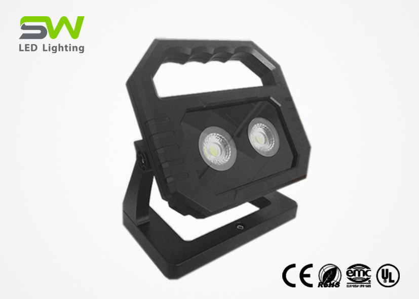AC & DC Dual Power Source Handheld LED Work Light , Rechargeable Tripod ...